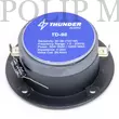 Thunder TD-98  50/100W (Átm = 9,8 cm) 4Ohm Titanium Dome magassugárzó