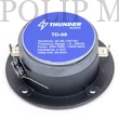 Kép 2/3 - Thunder TD-98  50/100W (Átm = 9,8 cm) 4Ohm Titanium Dome magassugárzó