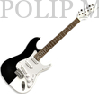 Vision ST8 BW fekete-fehér vintage tremolo elektromos gitár + Mini gitárerősítő Szett