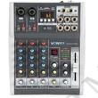 Kép 1/5 - Vonyx VMM-K402 – 4 csatornás zenekari keverő, Bluetooth + Effekt + REC felvétel