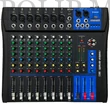 Kép 1/3 - Voice Kraft EVoice-8 Keverőpult, 7 Monó/1 Sztereó csatorna, USB lejátszó, Bluetooth