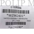 Yamaha WZ962401 gumikontakt gombpanel PSR-S szériákhoz