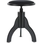 Ambiente AMB2-MBK-VBK állítható 45-60cm fekete matt - fekete bársony zongoraszék