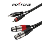 Roxtone SACC170L0030 2xXLR(m) - 2xRCA kábel, 3m