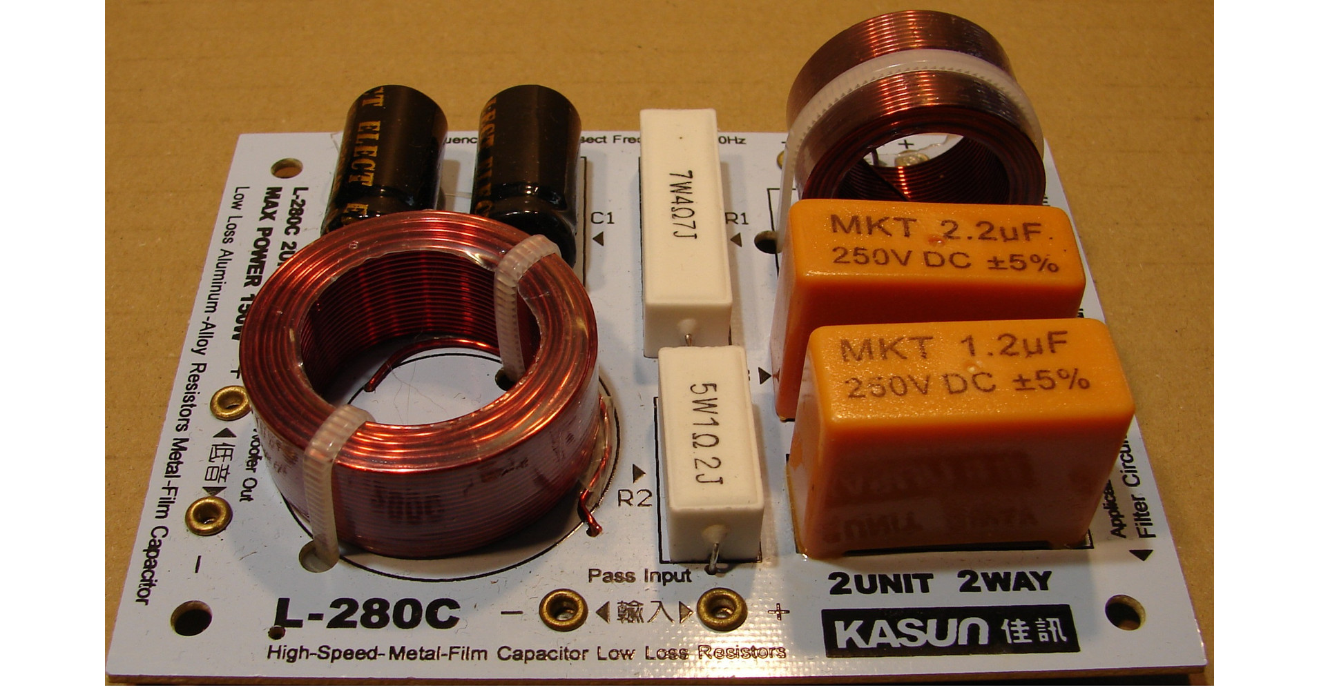 2pcs 3 Way Hi-Fi Speaker Frequency Divider Crossover Filters For - Foto 3