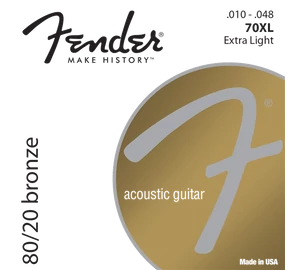 Fender 70XL Extra Light 010-048 akusztikus húr szett