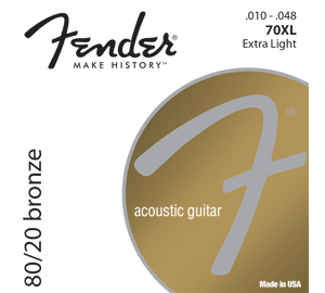 Fender 70XL Extra Light 010-048 akusztikus húr