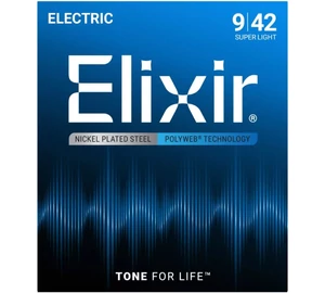 Elixir PolyWeb (12000) 9-42 Super Light elektromos húr szett