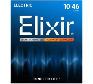 Elixir  Nanoweb 12052 Light 010-046 elektromos gitárhúr szett