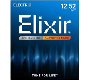 Elixir NanoWeb 12152 heavey 012-052 elektromos gtárhúr szett