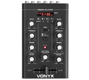 Vonyx STM-500BT 2+1 csatornás DJ, karaoke keverő (USB + Bluetooth)