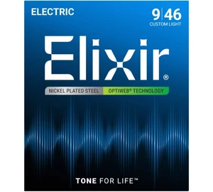 Elixir OptiWeb 19027 009-046 Custom Light elektromos húr szett