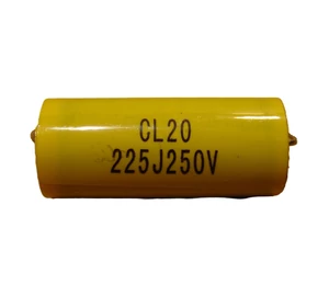 Fólia kondenzátor (CL20- 225J250V) 2,2uF, 250V DC kondenzátor Fólia kondenzátor (CL20- 225J250V) 2,2uF, 250V DC kondenzátor