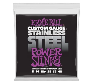 Ernie Ball 2245 Stainless Steel Power Slinky 11-48 elektromos gitárhúr szett