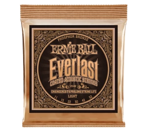 Ernie Ball 2548 Everlast Coated P. Bronze Light 11-52 Akusztikus gitárhúr szett