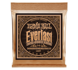 Ernie Ball 2548 Everlast Coated P. Bronze Light 11-52 Akusztikus gitárhúr