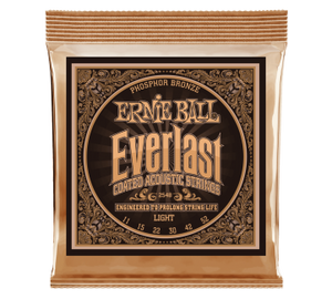 Ernie Ball 2548 Everlast Coated P. Bronze Light 11-52 Akusztikus gitárhúr szett