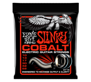 Ernie Ball 2715 Cobalt Skinny Top Hevy Bottom Slinky 10-52 elektromos gitárhúr szett