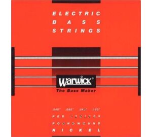 Warwick 42210 ML 4 Red Label 4 húros rozsdamentes acél 040-100 basszusgitár húr szett