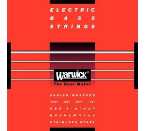 Warwick 46200 M 4 Red Label 4 húros rozsdamentes acél basszus húr 045-105