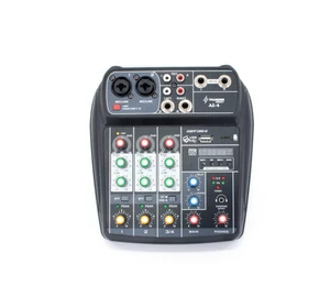 Thunder AI-4 – 4 csatornás stúdió / zenekari keverő, USB, Bluetooth + Effekt