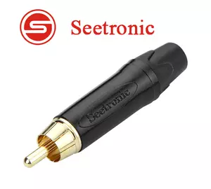 Seetronic ST380 RCA lengő dugó aranyozott