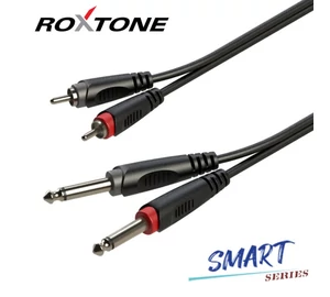 Roxtone SACC150L3 2×6,3 Jack – 2xRCA, 3m