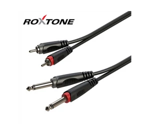 Roxtone RACC150L6 2x6,3 Jack - 2xRCA kábel, 6m