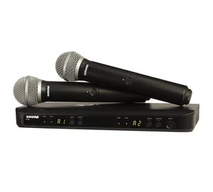 Shure BLX288E/PG58-H8E dupla vezeték nélküli mikrofon szett