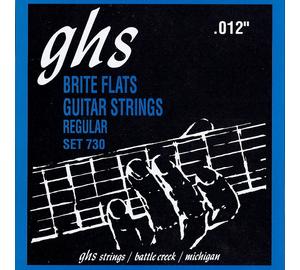 GHS GHS730-REG Brite Flats Regular 012-054 elektromos gitárhúr