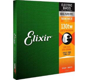Elixir 15432 Electric Bass String with NanoWeb Coating Medium B 130-as basszusgitár húr