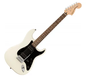 Squier Affinity Stratocaster HH LRL Olympic White elektromos gitár