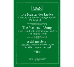 Ádám Jenő A DAL MESTEREI 7/c Brahms, Franz, Grieg, Csajkovszkij és Rimszkij-Korszakov dalai magas hangra