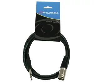 ADJ AC-XM-J6S Jack 6,3mm sztereo - XLR papa Audiokábel 1,5m