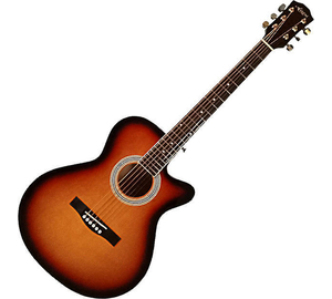 Pasadena SG026C-38 Vintage Sunburst mini jumbo Akusztikus gitár