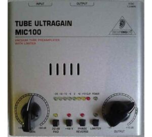 Behringer MIC100 Tube Ultragain mikrofon előerősítő ( Használt cikkek)