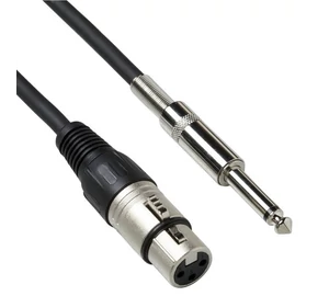 Bespeco BSMA100 mono Jack 6,3mm-XLR Mikrofonkábel 1m