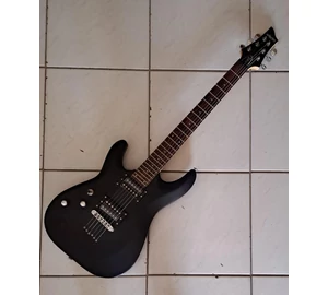 Schecter C6 Deluxe BK LH balkezes elektromos gitár (Használt cikkek)