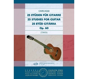 Carcassi, Matteo 25 etűd gitárra Op. 60