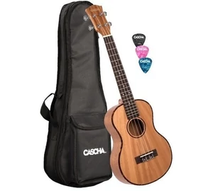 Cascha HH 2048 Premium Mahogany Tenor Ukulele Set