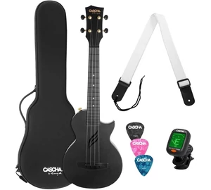 Cascha HH 2258 Carbon Fibre Ukulele Set