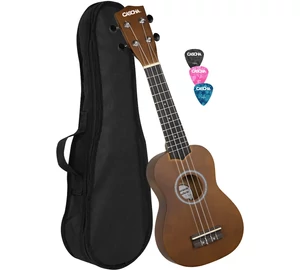 Cascha HH 3966 szoprán ukulele Barna