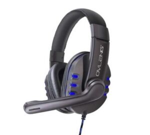 Ovleng X6 Gaming Headphone mikrofonos fejhallgató, hangerőszabályzóval