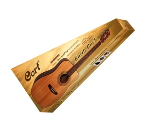 Cort Earth Pack 4/4 Natur Akusztikus gitár szett 