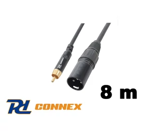 Power Dynamics PD Connex CX52-8 ( RCA-xlr papa ) 8m jelkábel