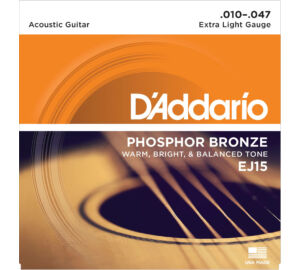 D'Addario EJ15 Light tension 010-047  akusztikus gitárhúr szett