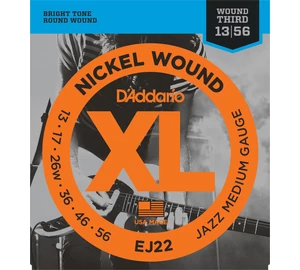 D'Addario EJ 22 013-046 Jazz Medium elektromos gitárhúr szett