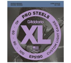 D'Addario EPS190 Prosteels széria 040-100  XL long scale basszusgitár húr szett