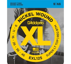 D’Addario EXL125 Super LT Top 009-046 elektromos gitárhúr szett