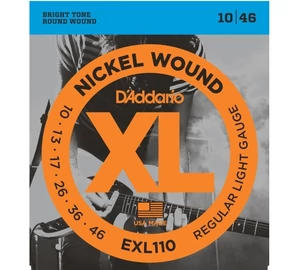 D’Addario EXL110 Regular Light 010-046 elektromos gitárhúr szett